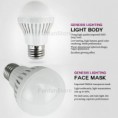 LED žárovka 7W, 230V, patice E27, teplá bílá